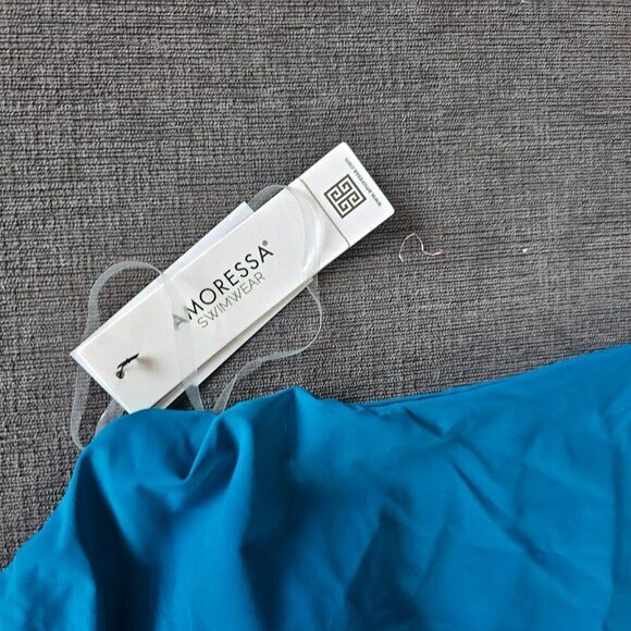 Amoressa By Miraclesuit Womens Pandora Elle Dorado One-shoulder One-piece Size 8 - Picture 5 of 14